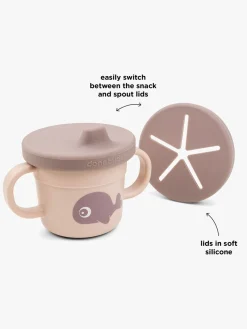 Spisetid|DoneByDeer Done By Deer Foodie Snack- & Tudekop Wally, Powder Lyserød