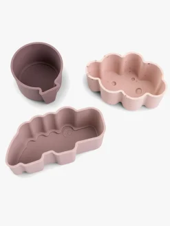Spisetid|DoneByDeer Done By Deer Happy Clouds Silikoneforme 3-pak, Powder Lyserød