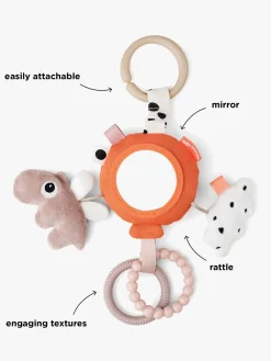 DoneByDeer Babylegetøj-Done By Deer Happy Clouds Aktivitetslegetøj, Papaya