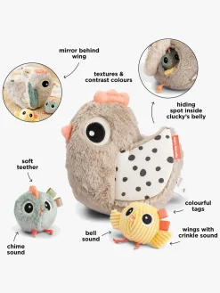 DoneByDeer Babylegetøj-Done By Deer Hide & Seek Clucky Aktivitetslegetøj, Sand