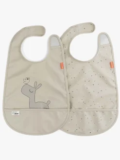 Spisetid|DoneByDeer Done By Deer Lalee 2-pak Hagesmæk, Sand Flerfarvet