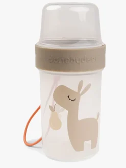 Spisetid|DoneByDeer Done By Deer Lalee To Go Two-Way Snackbeholder, Sand Beige