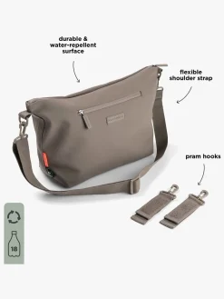 Pusletasker|DoneByDeer Done By Deer Pusletaske med Barnevognskroge, Taupe