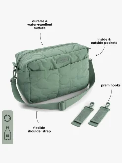 DoneByDeer Pusletasker-Done By Deer Quiltet Pusletaske med Barnevognskrog, Green