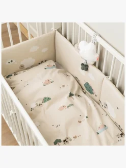 Sengetøj|DoneByDeer Done By Deer Sengesæt Tiny Farm 70x100 Tremmeseng, Sandfarvet