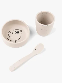 Spisetid|DoneByDeer Done By Deer Silikone Madsæt, Sand Beige