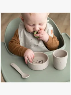 Spisetid|DoneByDeer Done By Deer Silikone Madsæt, Sand Beige