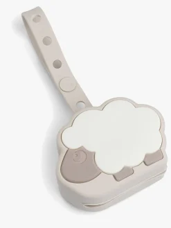 Sutter & Suttesnore|DoneByDeer Done By Deer Silikone Sutteboks, Sheepy Sand Beige/Hvid