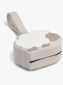 Sutter & Suttesnore|DoneByDeer Done By Deer Silikone Sutteboks, Sheepy Sand Beige/Hvid