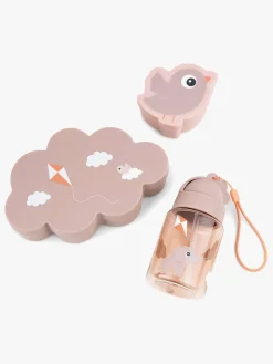 Spisetid|DoneByDeer Done By Deer Snacks- Og Madkasser med Sugerørskop, Powder Lyserød