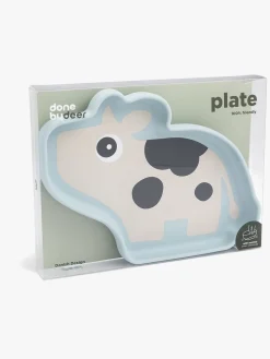 DoneByDeer Spisetid-Done By Deer Stick & Stay Silikonetallerken, Dotti Blue