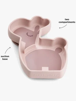 DoneByDeer Spisetid-Done By Deer Stick & Stay Silikonetallerken Lalee, Powder