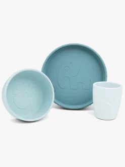 DoneByDeer Spisetid-Done By Deer Stick & Stay Madsæt Deer Friends, Blue