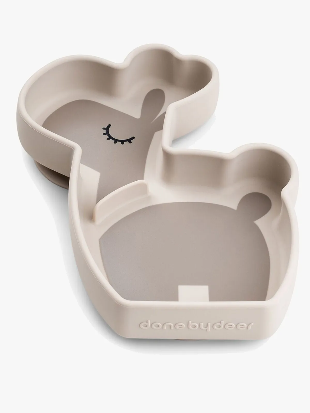 Spisetid|DoneByDeer Done By Deer Stick & Stay Silikonetallerken Lalee, Sand Beige