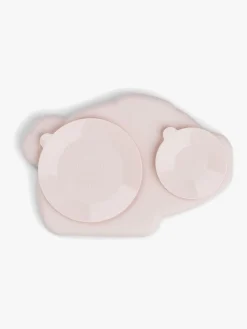 DoneByDeer Spisetid-Done By Deer Stick & Stay Silikonetallerken, Pigee Powder