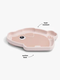 DoneByDeer Spisetid-Done By Deer Stick & Stay Silikonetallerken, Pigee Powder