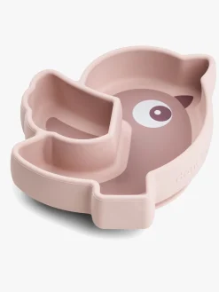 DoneByDeer Spisetid-Done By Deer Stick & Stay Silikonetallerken Birdee, Powder