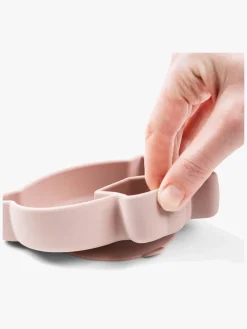 DoneByDeer Spisetid-Done By Deer Stick & Stay Silikonetallerken Birdee, Powder