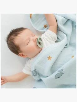 Stofbleer, Nusseklude & Babytæpper|DoneByDeer Done By Deer Stofble GOTS Wally, Blue Blå