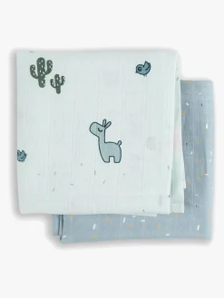 Stofbleer, Nusseklude & Babytæpper|DoneByDeer Done By Deer Stofble Lalee 2-pak, Blue Blå