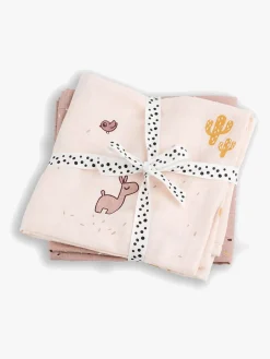 Stofbleer, Nusseklude & Babytæpper|DoneByDeer Done By Deer Stofble Lalee 2-pak, Powder Lyserød