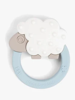 Babylegetøj|DoneByDeer Done By Deer Teether Bidelegetøj, Blue Blå/Hvid