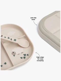 DoneByDeer Spisetid-Done By Deer Tiny Farm Foodie Tallerken Opdelt, Sand