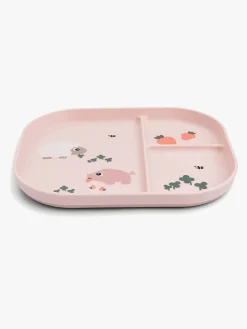 Spisetid|DoneByDeer Done By Deer Tiny Farm Foodie Opdelt Tallerken, Powder Lyserød