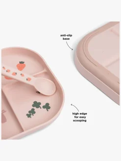 Spisetid|DoneByDeer Done By Deer Tiny Farm Foodie Opdelt Tallerken, Powder Lyserød