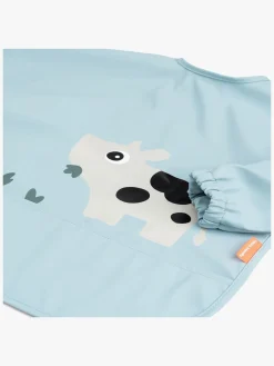 Spisetid|DoneByDeer Done By Deer Tiny Farm  Langærmet Hagesmæk med Lomme, Blue Blå