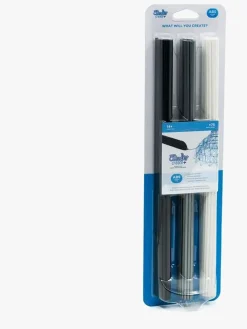 Kreativt Legetøj|3Doodler Create+ ABS Mix 75-Pack Blyant, Sort/Hvid/Grå