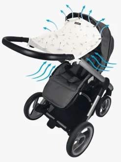 Vogntilbehør|Dooky Universalt Sol- & Regnslag Dandelion, Hvid