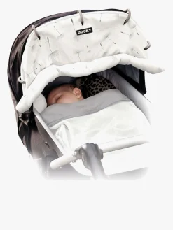 Vogntilbehør|Dooky Universalt Sol- & Regnslag Dandelion, Hvid