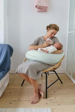 Graviditet|Amning|Doomoo Amme- & Graviditetspude, Moln Kaki Grøn