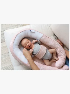 Børnesenge & Tilbehør|Doomoo Babynest Dimlyserød Lyserød/Hvid
