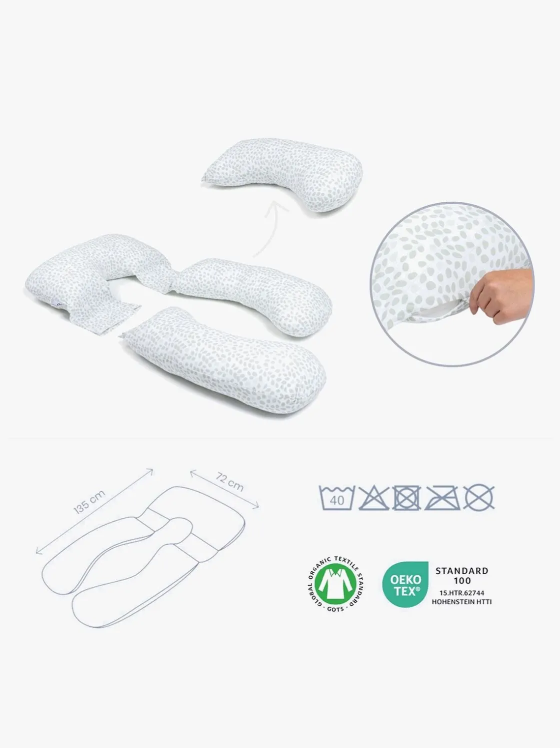 Graviditet|Doomoo Graviditetspude Maxi, Løvgrøn Grøn