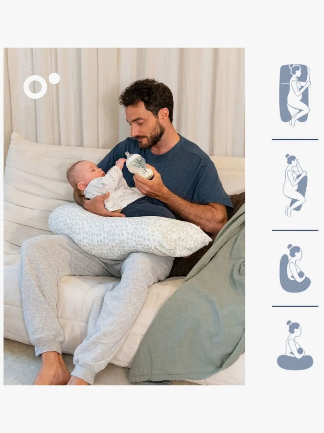 Graviditet|Doomoo Graviditetspude Maxi, Løvgrøn Grøn