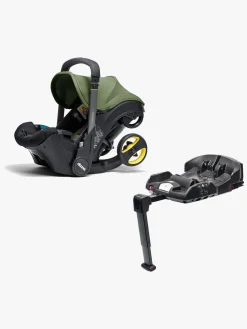 Autostole 0-13 Kg|Doona i Autostol Baby inkl. ISOFIX-base, Desert Green