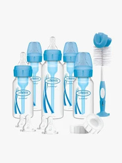 Dåbsgaver|DrBrown Dr. Brown NarrowNeck Options Gavesæt + Sutteflaskesæt, Blå Blå