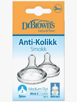 DrBrown Spisetid-Dr. Brown's Option+ Sut Bred Hals 3m+