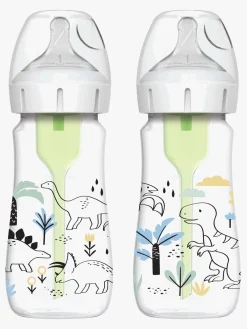 Spisetid|DrBrown Dr. Brown's WideNeck Options+ Sutteflasker 270 ml 2-Pak, Hvid