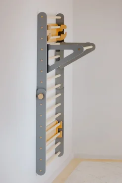 Børnemøbler|DuckWoodworks Duck Woodworks Klatretrekant Væg, Grå