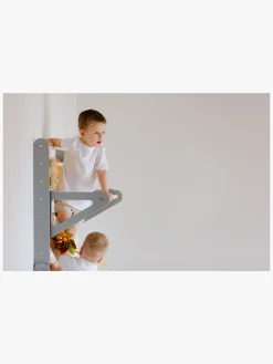 Børnemøbler|DuckWoodworks Duck Woodworks Klatretrekant Væg, Grå