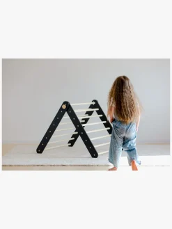 Børn DuckWoodworks Børnemøbler-Duck Woodworks Klatretrekant Væg, Sort