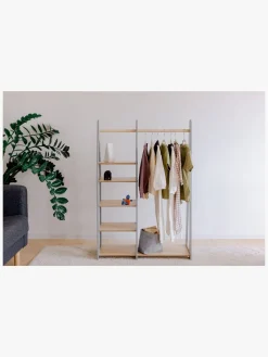 Børnemøbler|DuckWoodworks Duck Woodworks Knagerække med Hylder, Grå