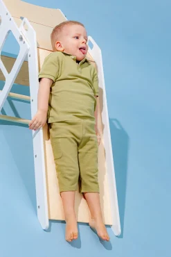 Børnemøbler|DuckWoodworks Duck Woodworks Rutsjebane til Sammenklappeligt Læringstårn, Hvid