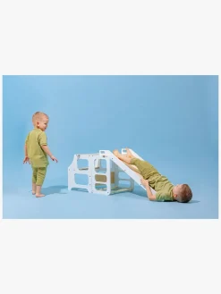 Børnemøbler|DuckWoodworks Duck Woodworks Rutsjebane til Sammenklappeligt Læringstårn, Hvid