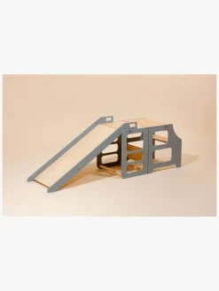 Børnemøbler|DuckWoodworks Duck Woodworks Rutsjebane til Sammenklappeligt Læringstårn, Grå