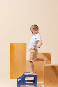 Børnemøbler|DuckWoodworks Duck Woodworks Skammel, Blå