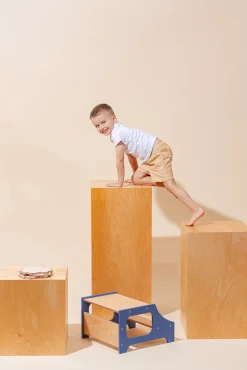 Børnemøbler|DuckWoodworks Duck Woodworks Skammel, Blå